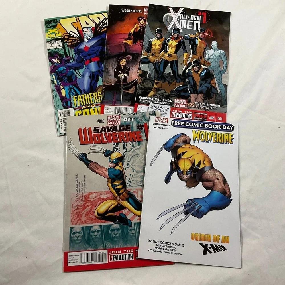 X-Men: Wolverine Free Comic Book Day/Marvel Now‎ Comic Books Lot Of 5